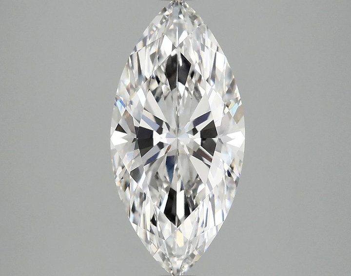 2.54 Carat Marquise Shaped Excellent Cut VS1 IGI Certified Lab Grown Diamond