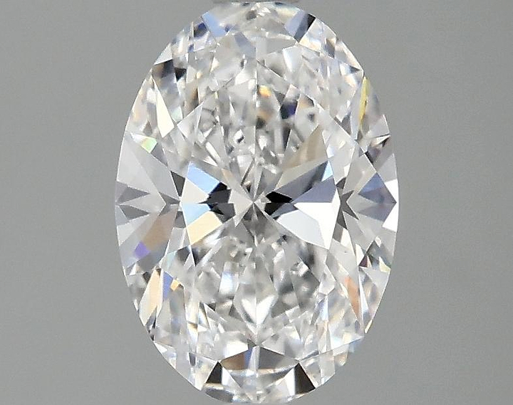1.45 Carat Oval Shaped Ideal Cut VVS2 IGI Certified Lab Grown Diamond
