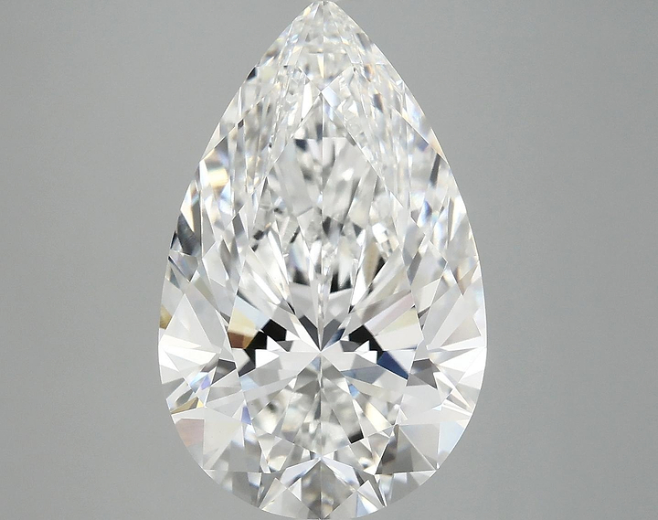 7.12 Carat Pear Shaped Ideal Cut VVS2 IGI Certified Lab Grown Diamond