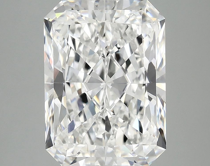 4.09 Carat Radiant Shaped Excellent Cut VVS2 IGI Certified Lab Grown Diamond