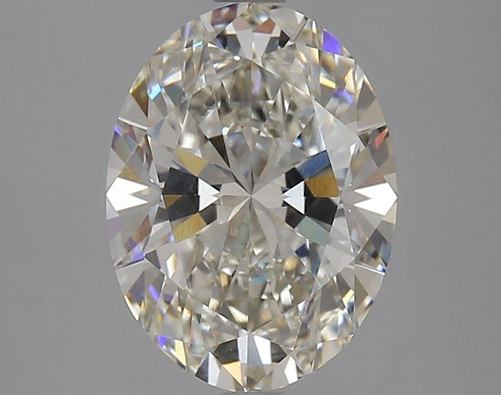 3.09 Carat Oval Shaped Excellent Cut VVS2 IGI Certified Lab Grown Diamond