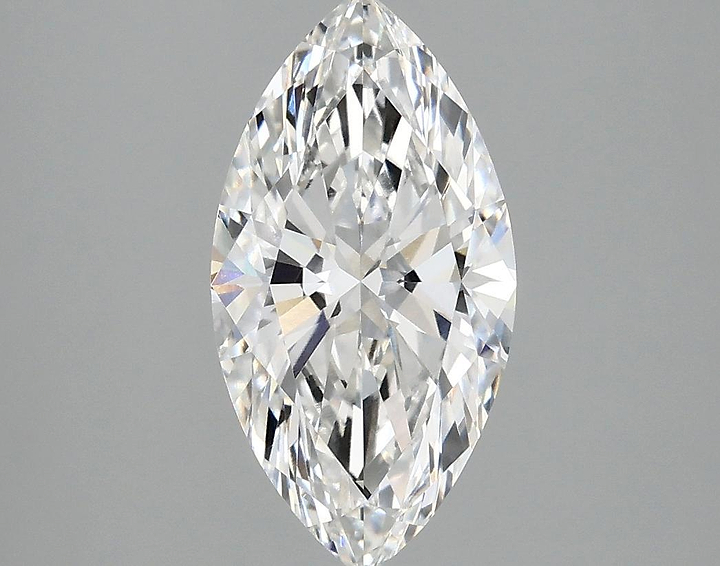 1.95 Carat Marquise Shaped Ideal Cut VVS2 IGI Certified Lab Grown Diamond