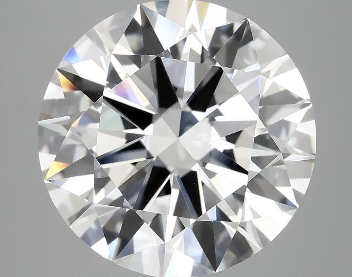 6.19 Carat Round Shaped Ideal Cut VVS2 IGI Certified Lab Grown Diamond