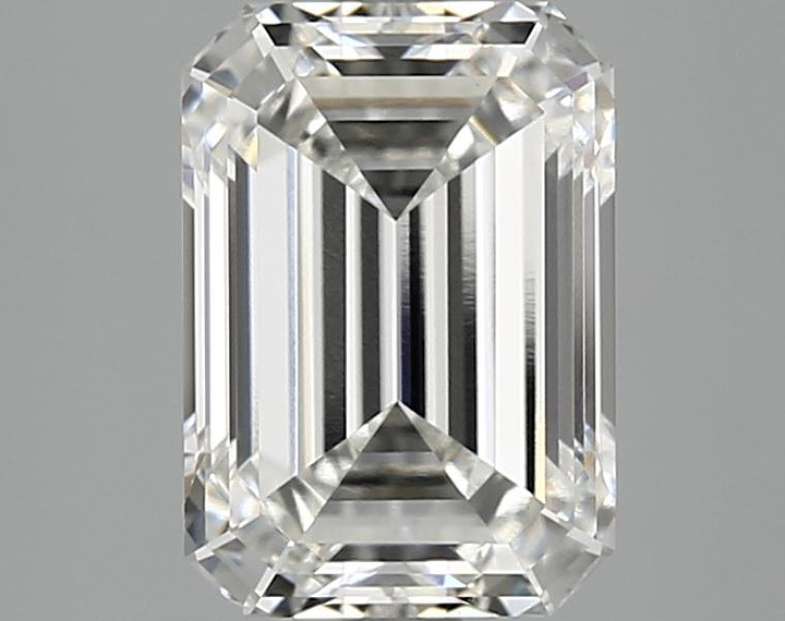 3.03 Carat Emerald Shaped Ideal Cut VVS2 IGI Certified Lab Grown Diamond