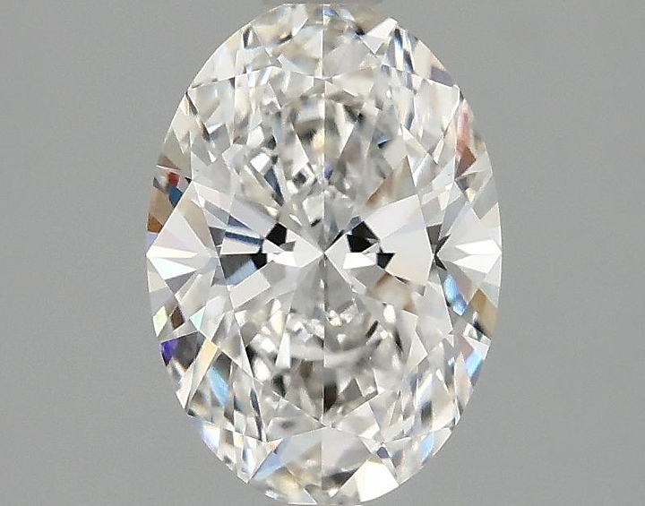 1.45 Carat Oval Shaped Ideal Cut VVS2 IGI Certified Lab Grown Diamond