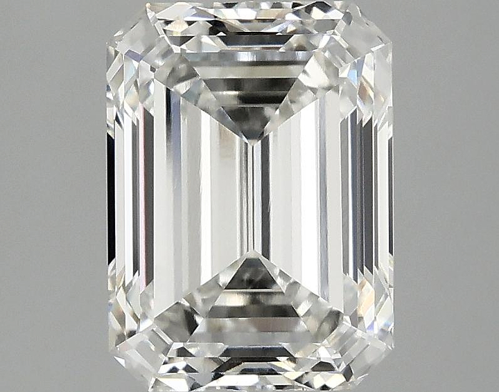 2.85 Carat Emerald Shaped Excellent Cut VS1 IGI Certified Lab Grown Diamond