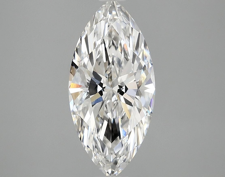 1.88 Carat Marquise Shaped Excellent Cut VVS2 IGI Certified Lab Grown Diamond