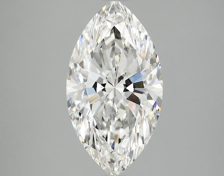 3.06 Carat Marquise Shaped Excellent Cut VVS2 IGI Certified Lab Grown Diamond
