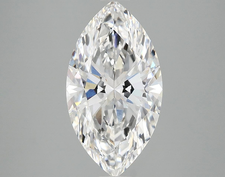 3.1 Carat Marquise Shaped Excellent Cut VVS2 IGI Certified Lab Grown Diamond