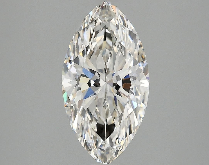 2.05 Carat Marquise Shaped Ideal Cut VVS2 IGI Certified Lab Grown Diamond