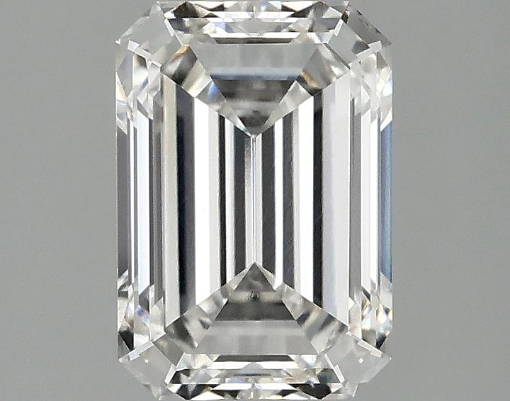 2.06 Carat Emerald Shaped Ideal Cut VVS2 IGI Certified Lab Grown Diamond
