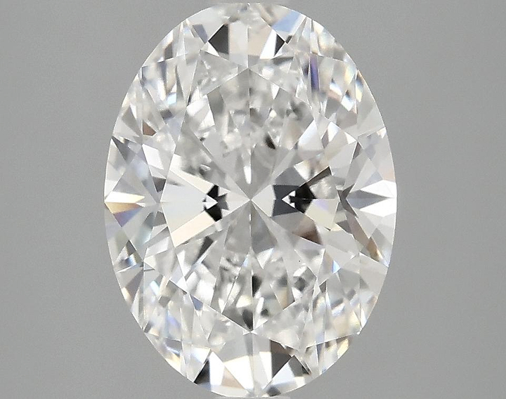 3.08 Carat Oval Shaped Excellent Cut VVS2 IGI Certified Lab Grown Diamond