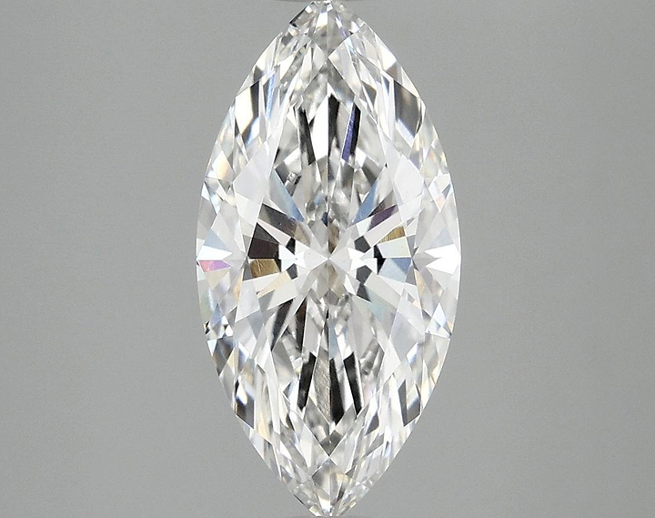 2.04 Carat Marquise Shaped Ideal Cut VVS2 IGI Certified Lab Grown Diamond