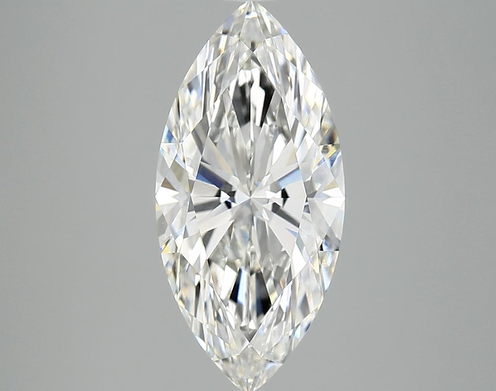 3.09 Carat Marquise Shaped Excellent Cut VVS2 IGI Certified Lab Grown Diamond