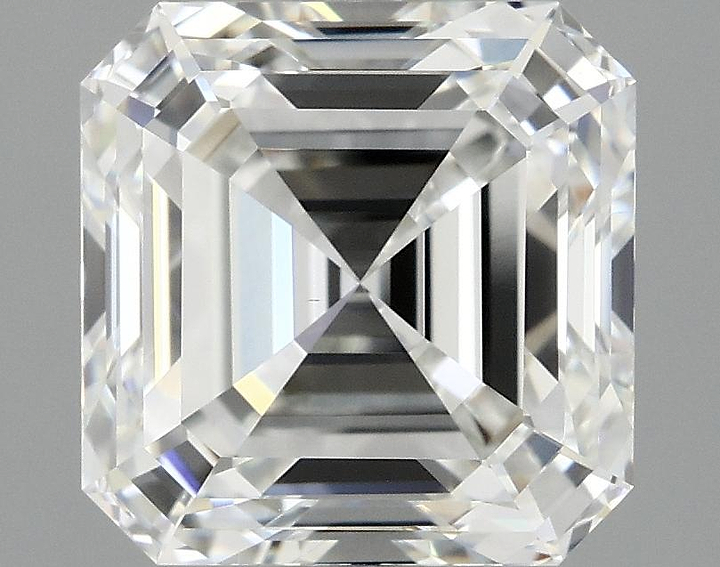 2.87 Carat Asscher Shaped Ideal Cut VS1 IGI Certified Lab Grown Diamond