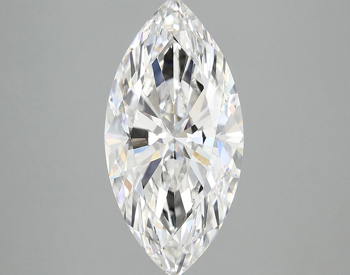 3.08 Carat Marquise Shaped Ideal Cut VVS2 IGI Certified Lab Grown Diamond