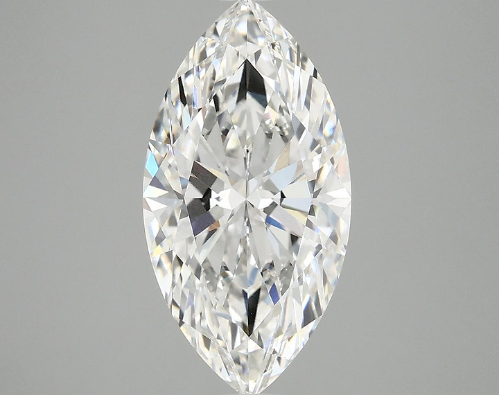 3.09 Carat Marquise Shaped Ideal Cut VVS2 IGI Certified Lab Grown Diamond