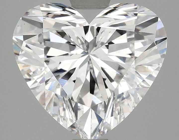 3.09 Carat Heart Shaped Ideal Cut VS2 IGI Certified Lab Grown Diamond