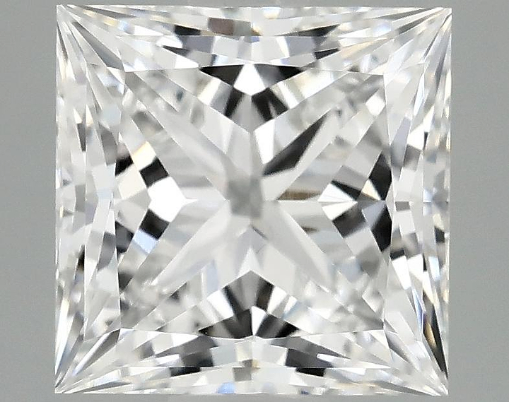 2.01 Carat Princess Shaped Ideal Cut VVS2 IGI Certified Lab Grown Diamond
