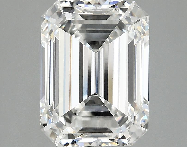 3.03 Carat Emerald Shaped Excellent Cut VS1 IGI Certified Lab Grown Diamond