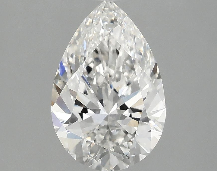 1.53 Carat Pear Shaped Excellent Cut VS1 IGI Certified Lab Grown Diamond