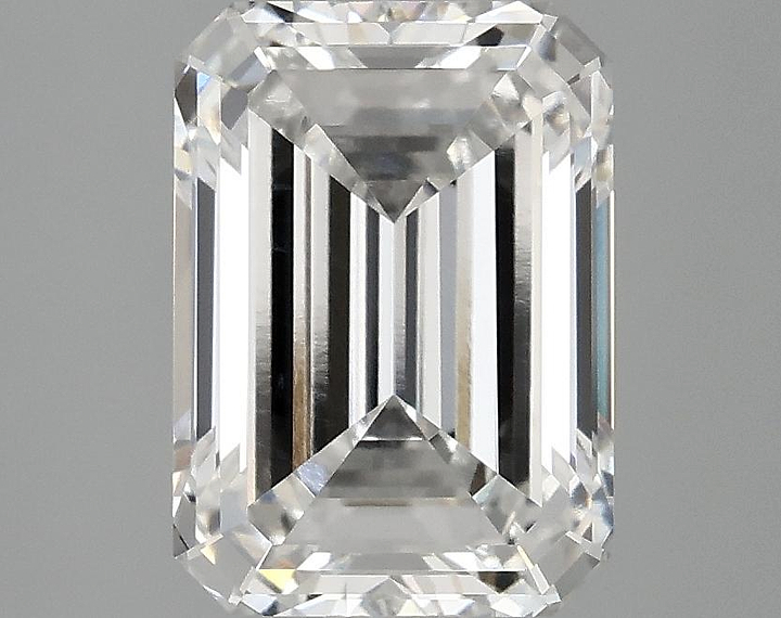 3.0 Carat Emerald Shaped Ideal Cut VVS2 IGI Certified Lab Grown Diamond