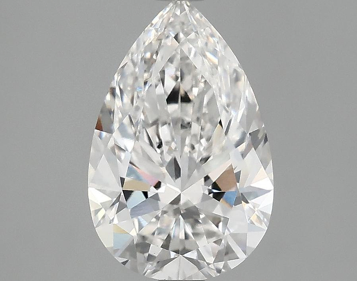 2.03 Carat Pear Shaped Ideal Cut VVS2 IGI Certified Lab Grown Diamond