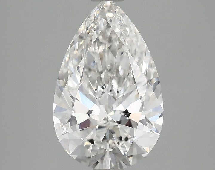 2.5 Carat Pear Shaped Ideal Cut VS1 IGI Certified Lab Grown Diamond