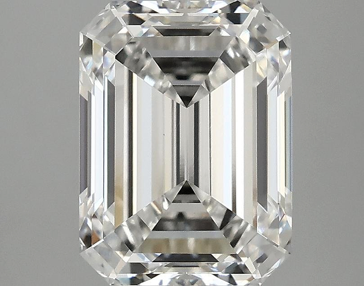 3.09 Carat Emerald Shaped Excellent Cut VS1 IGI Certified Lab Grown Diamond