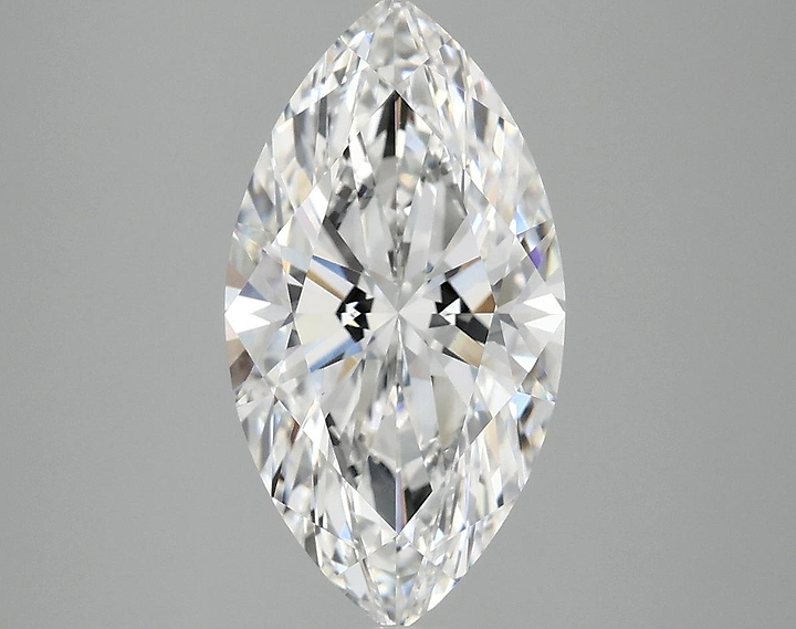 3.08 Carat Marquise Shaped Excellent Cut VVS2 IGI Certified Lab Grown Diamond