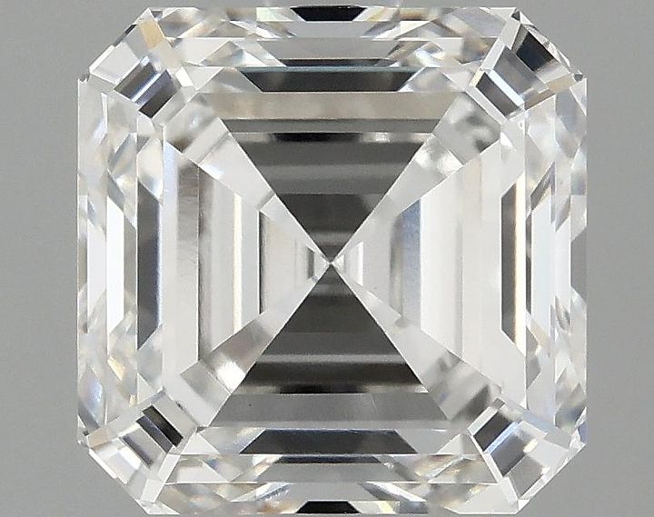 2.07 Carat Asscher Shaped Ideal Cut VVS2 IGI Certified Lab Grown Diamond