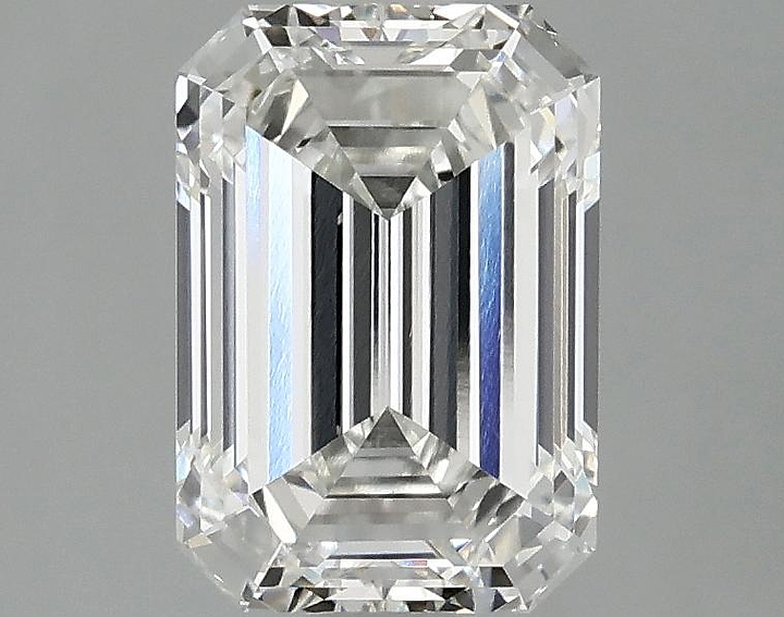 2.02 Carat Emerald Shaped Ideal Cut VVS2 IGI Certified Lab Grown Diamond