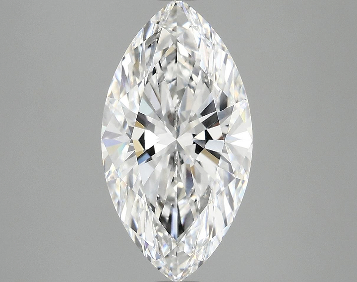 2.99 Carat Marquise Shaped Excellent Cut VVS2 IGI Certified Lab Grown Diamond