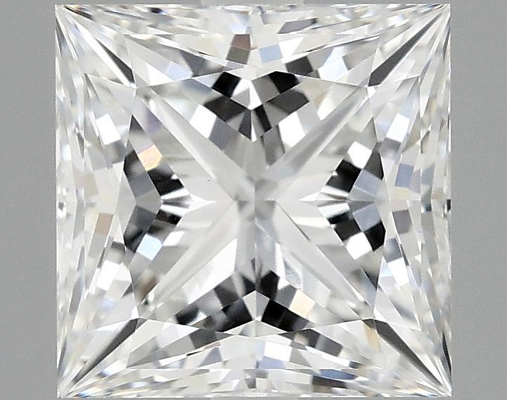 2.1 Carat Princess Shaped Ideal Cut VVS2 IGI Certified Lab Grown Diamond