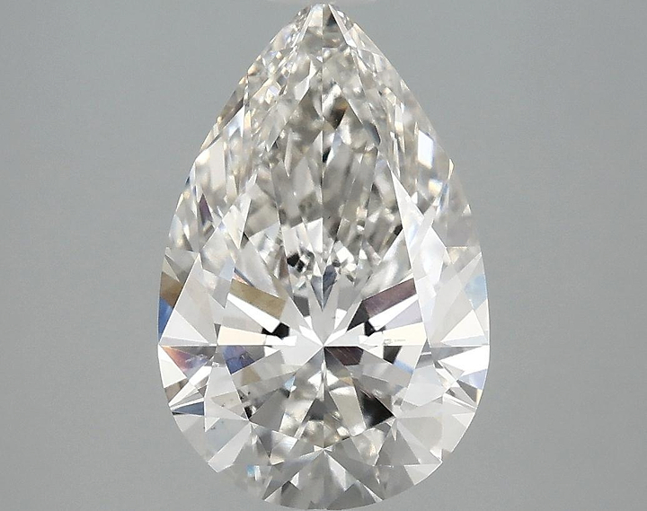 2.51 Carat Pear Shaped Ideal Cut VS2 IGI Certified Lab Grown Diamond