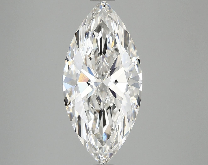 2.98 Carat Marquise Shaped Excellent Cut VVS2 IGI Certified Lab Grown Diamond