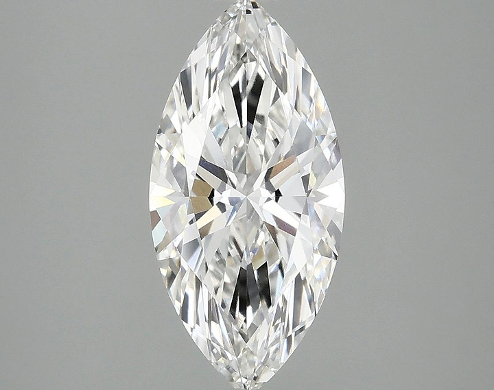 2.02 Carat Marquise Shaped Excellent Cut VVS2 IGI Certified Lab Grown Diamond