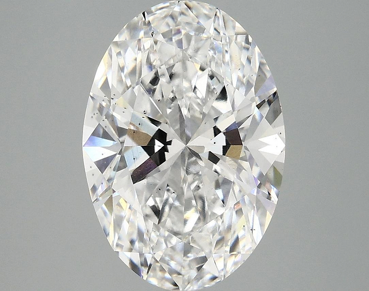 3.91 Carat Oval Shaped Ideal Cut SI1 IGI Certified Lab Grown Diamond