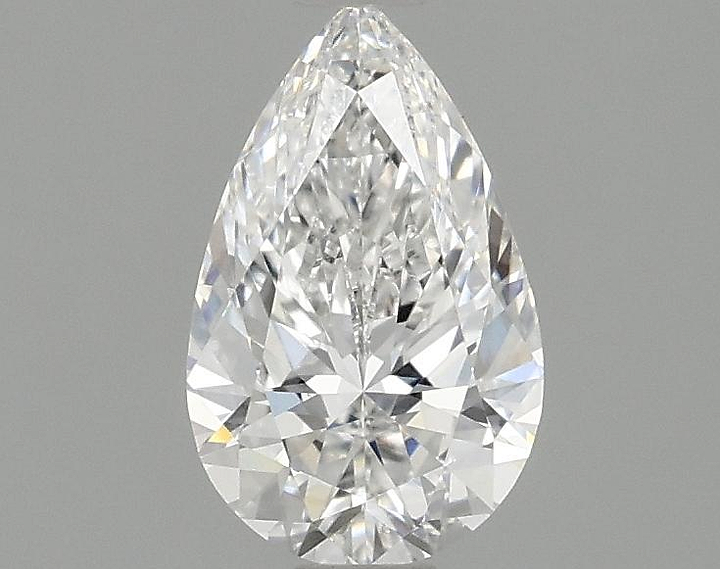 0.96 Carat Pear Shaped Ideal Cut VVS2 IGI Certified Lab Grown Diamond