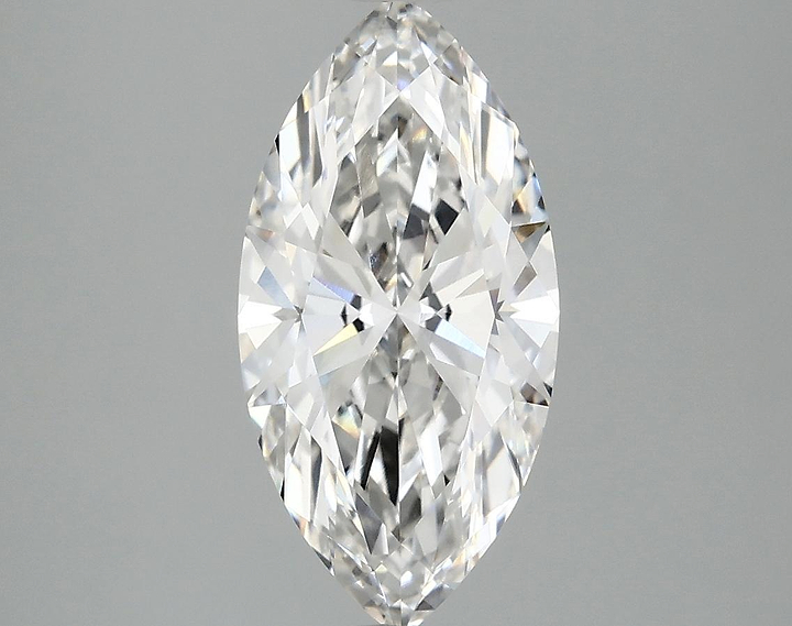 2.04 Carat Marquise Shaped Ideal Cut VVS2 IGI Certified Lab Grown Diamond