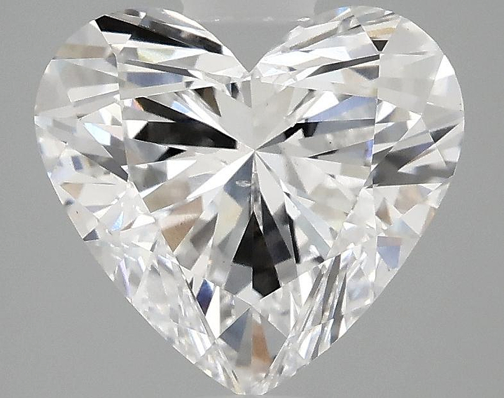 3.01 Carat Heart Shaped Ideal Cut SI1 IGI Certified Lab Grown Diamond
