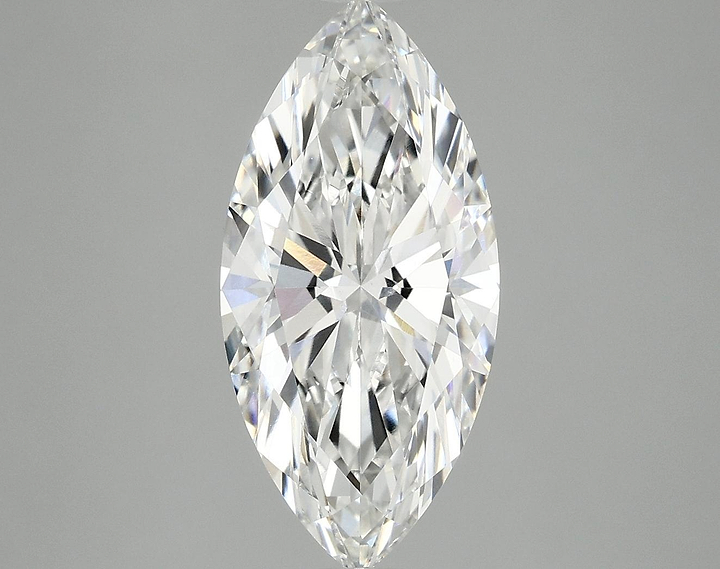 3.03 Carat Marquise Shaped Excellent Cut VVS2 IGI Certified Lab Grown Diamond
