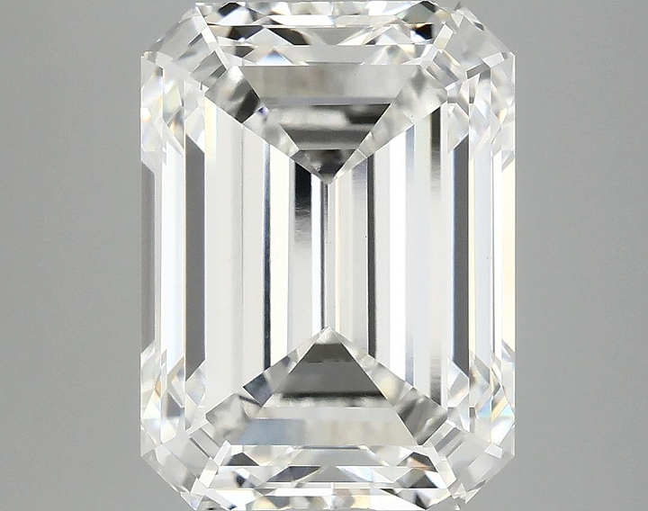 7.23 Carat Emerald Shaped Excellent Cut VVS2 IGI Certified Lab Grown Diamond