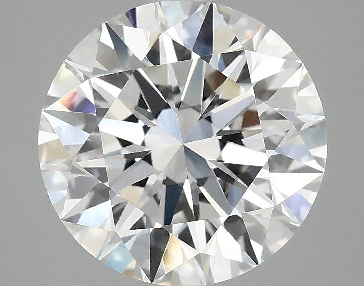 3.09 Carat Round Shaped Excellent Cut VVS2 IGI Certified Lab Grown Diamond