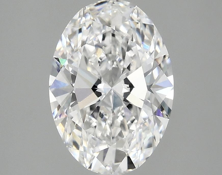 2.08 Carat Oval Shaped Ideal Cut VVS2 IGI Certified Lab Grown Diamond