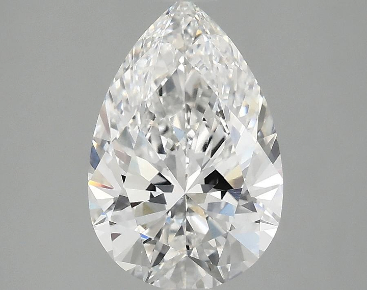 2.05 Carat Pear Shaped Excellent Cut VVS2 IGI Certified Lab Grown Diamond