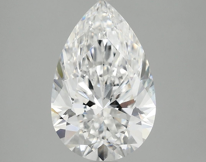 3.09 Carat Pear Shaped Ideal Cut VS1 IGI Certified Lab Grown Diamond