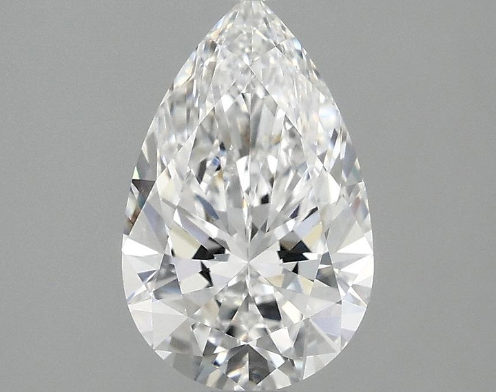 1.54 Carat Pear Shaped Ideal Cut VVS2 IGI Certified Lab Grown Diamond