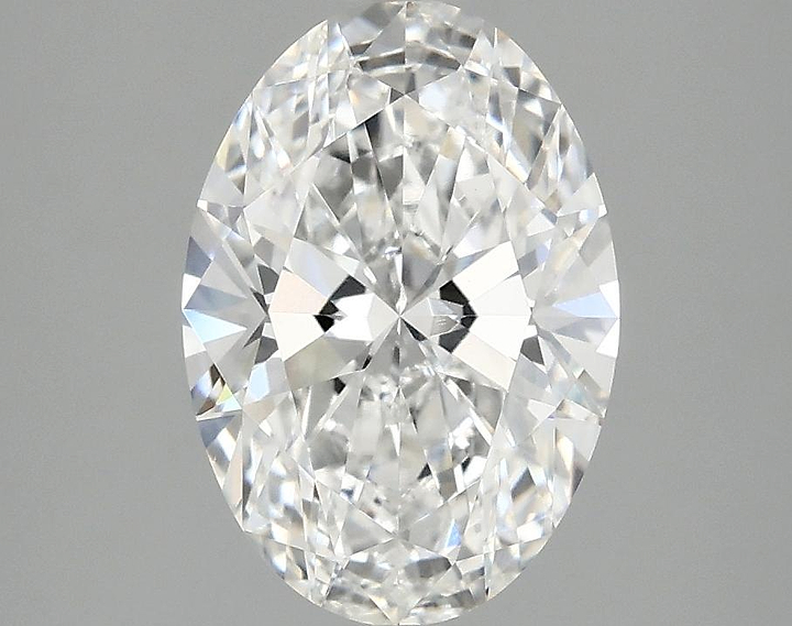 2.1 Carat Oval Shaped Ideal Cut VVS2 IGI Certified Lab Grown Diamond
