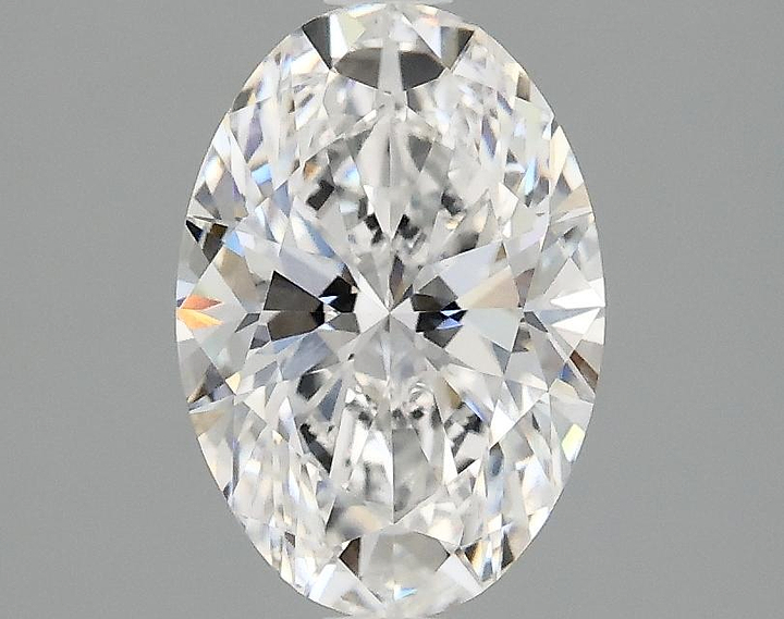 1.62 Carat Oval Shaped Ideal Cut VVS2 IGI Certified Lab Grown Diamond